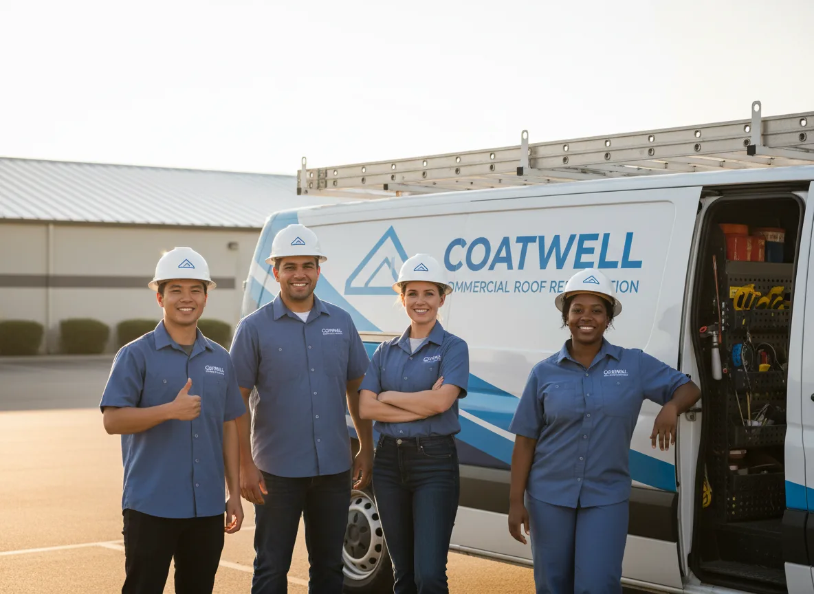 Commercial roof coating company in Gilman, IL